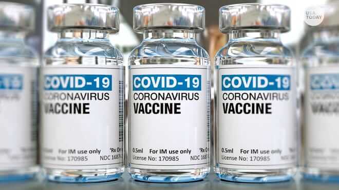 Photo of COVID 19 vaccine vials