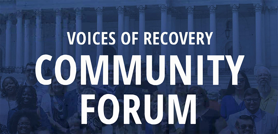 Photo of flyer announcing community forum